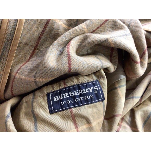 Burberrys Trench Coat Made in England Womens Small - Picture 7 of 14